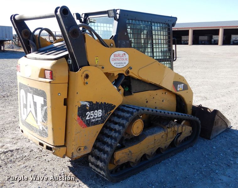 image for item DE2522 2012 Caterpillar 259B Series 3  tracked skid steer loader