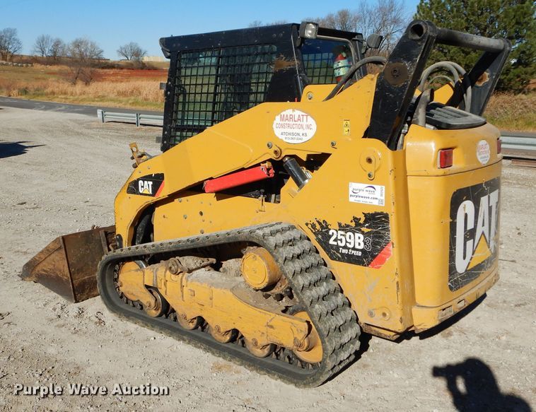 image for item DE2522 2012 Caterpillar 259B Series 3  tracked skid steer loader