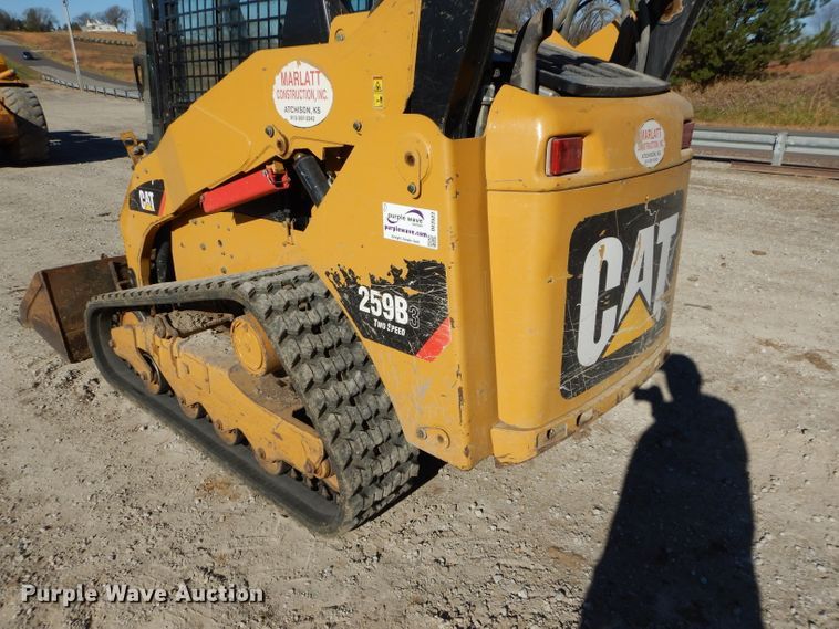 image for item DE2522 2012 Caterpillar 259B Series 3  tracked skid steer loader