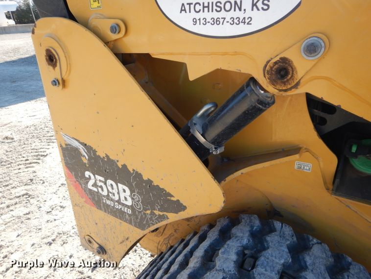 image for item DE2522 2012 Caterpillar 259B Series 3  tracked skid steer loader