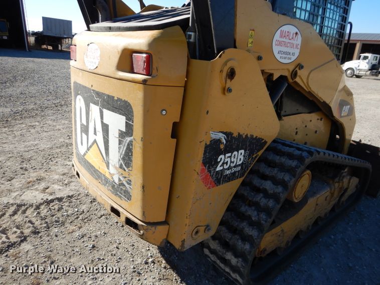 image for item DE2522 2012 Caterpillar 259B Series 3  tracked skid steer loader