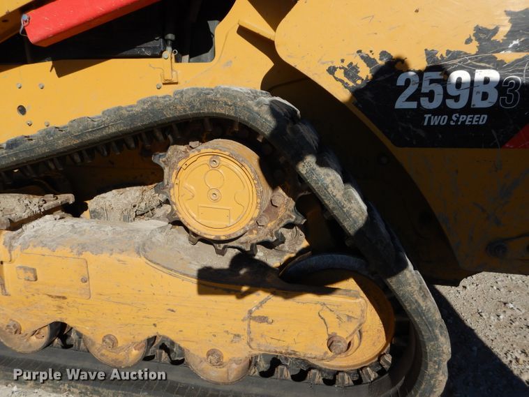 image for item DE2522 2012 Caterpillar 259B Series 3  tracked skid steer loader