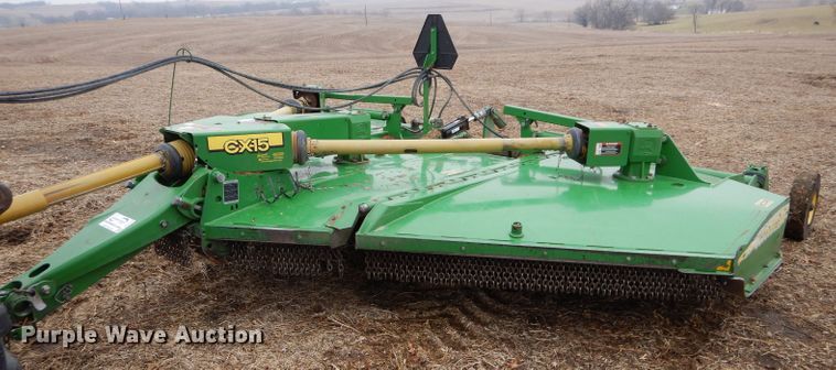 image for item DE2529 2013 John Deere CX15 batwing rotary mower