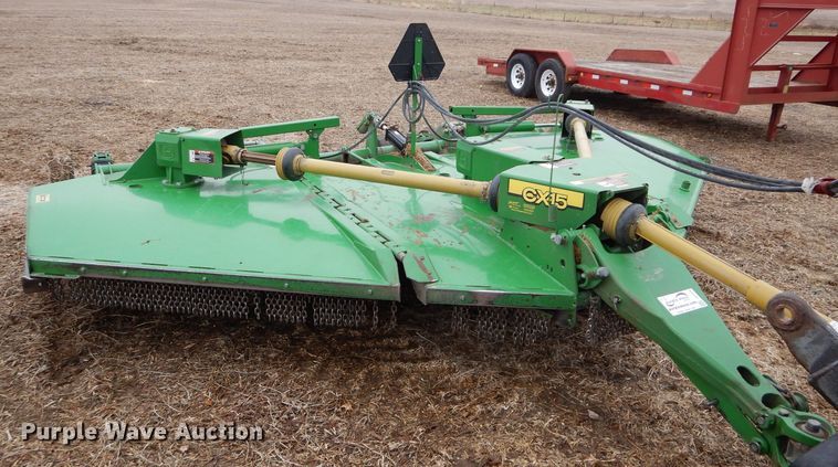 image for item DE2529 2013 John Deere CX15 batwing rotary mower