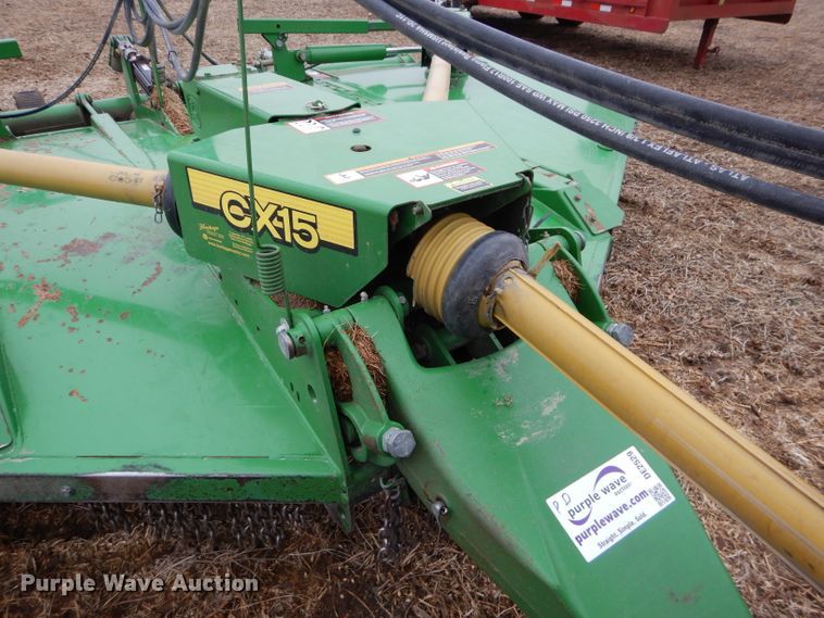 image for item DE2529 2013 John Deere CX15 batwing rotary mower