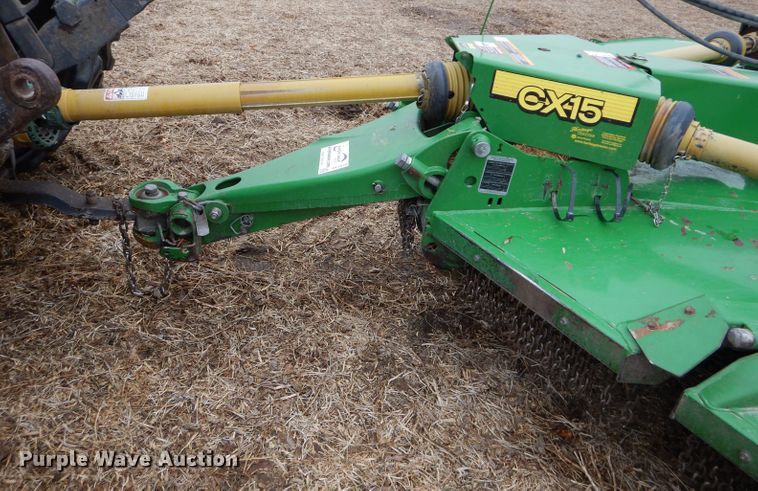 image for item DE2529 2013 John Deere CX15 batwing rotary mower