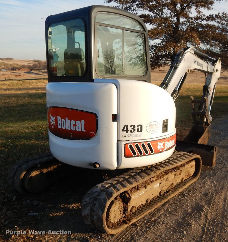 image for item DE2540 2005 Bobcat 430HAG ZHS  mini excavator