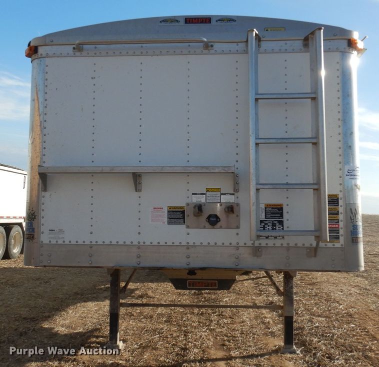 image for item DE2551 2008 Timpte Super Hopper double hopper bottom grain trailer