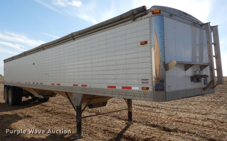 image for item DE2551 2008 Timpte Super Hopper double hopper bottom grain trailer