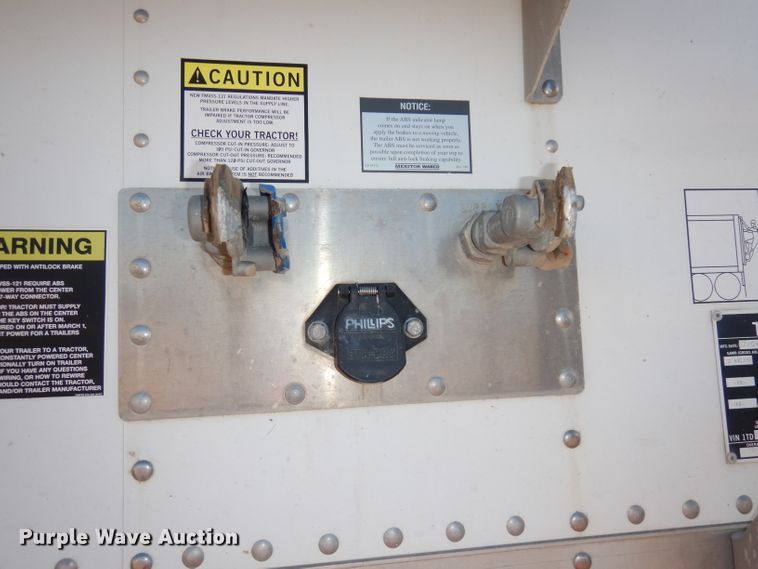 image for item DE2552 2005 Timpte Super Hopper double hopper bottom grain trailer