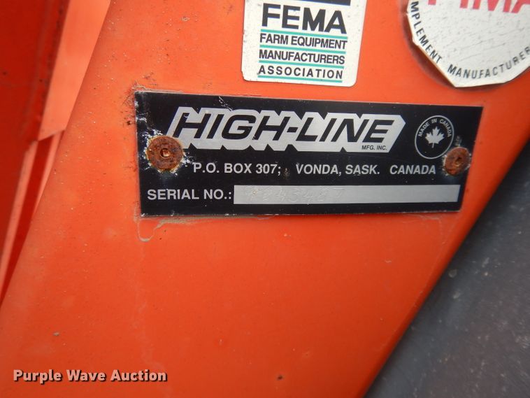 image for item DE2562 Highline XL6084 rock picker