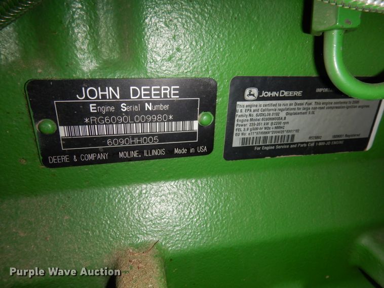 image for item DE2566 2006 John Deere 9660 STS  RWA combine