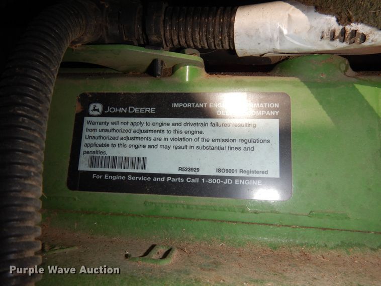 image for item DE2569 2013 John Deere R450  windrower