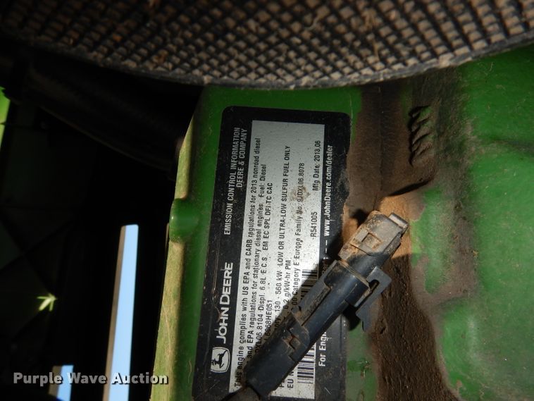 image for item DE2569 2013 John Deere R450  windrower