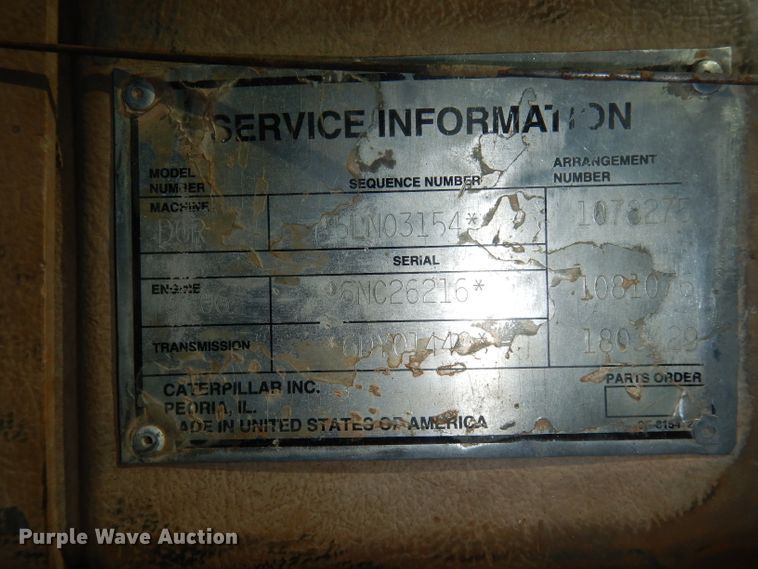 image for item DE2580 2001 Caterpillar D6R XL  dozer