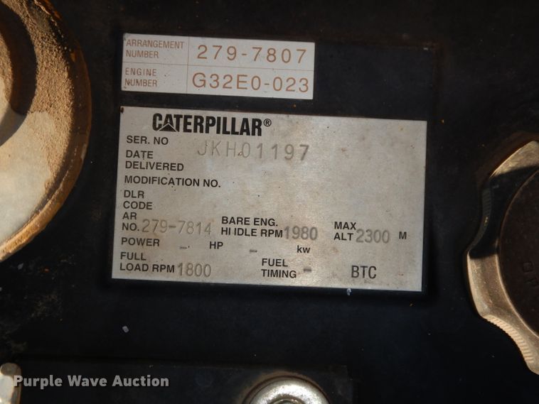 image for item DE2581 2008 Caterpillar 312D L  excavator