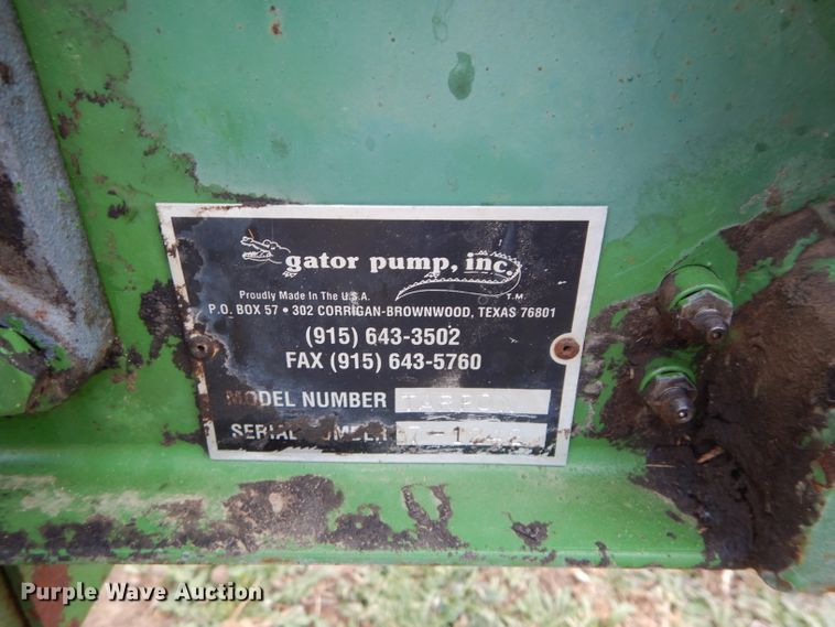 image for item DE2597 Gator Tarpon pump