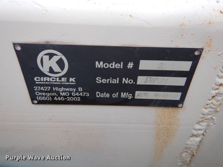 image for item DI8423 Circle K Deuce anhydrous ammonia nurse tank