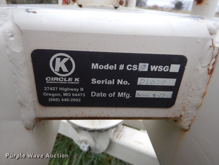 image for item DI8424 Circle K Deuce anhydrous ammonia nurse tank