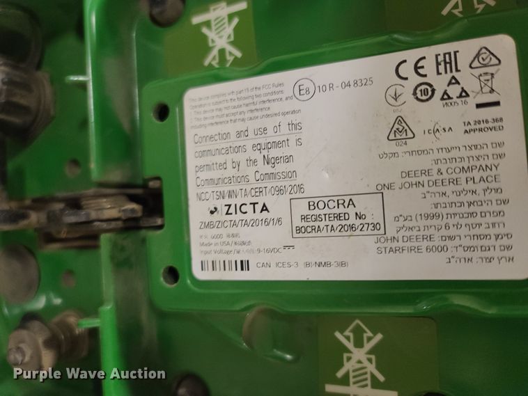 image for item FB9348 John Deere StarFire 6000 receiver