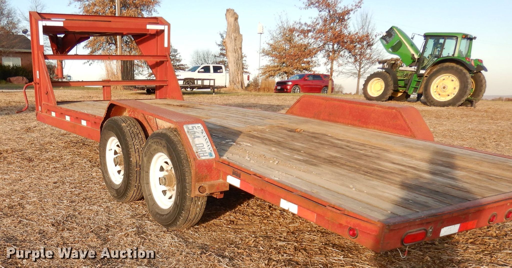 2003 Load Trail equipment trailer in Atchison, KS Item DE2584 sold