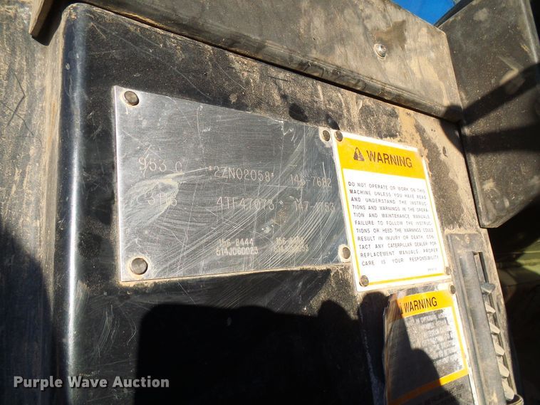 image for item DC2858 1998 Caterpillar 953C  track loader