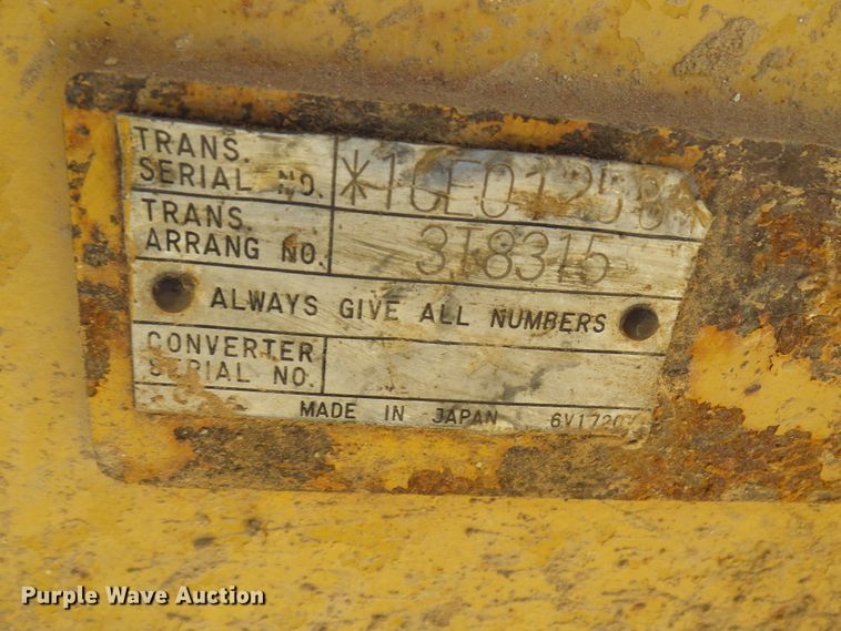 image for item DC2859 1986 Caterpillar D4H  dozer