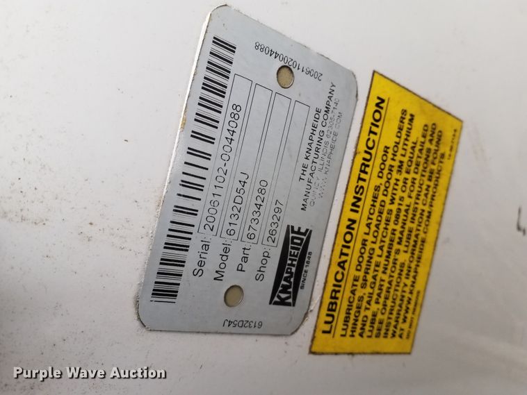 image for item DC2863 Knapheide 6132D54J utility bed