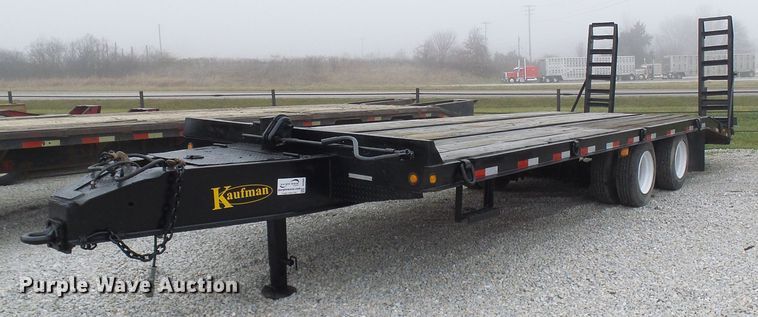 image for item DC2865 2008 Kaufman equipment trailer