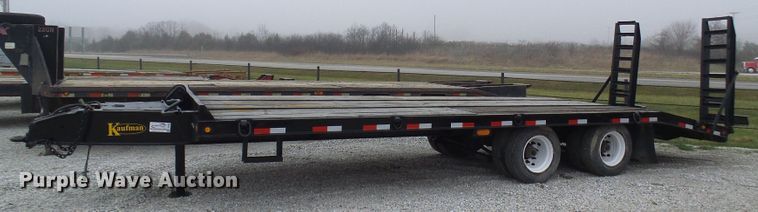 image for item DC2865 2008 Kaufman equipment trailer
