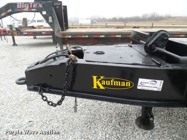 image for item DC2865 2008 Kaufman equipment trailer