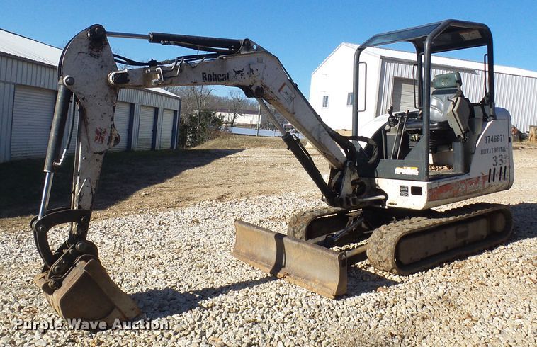 image for item DG2138 2007 Bobcat 331G  mini excavator