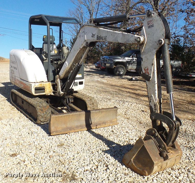 image for item DG2138 2007 Bobcat 331G  mini excavator
