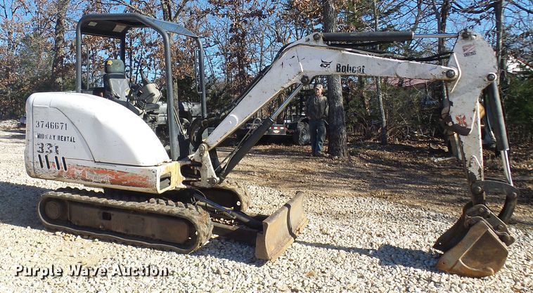image for item DG2138 2007 Bobcat 331G  mini excavator