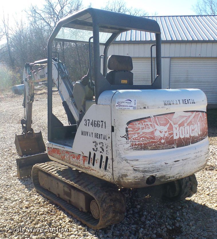 image for item DG2138 2007 Bobcat 331G  mini excavator