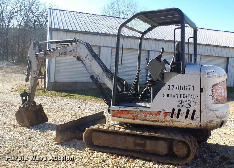 image for item DG2138 2007 Bobcat 331G  mini excavator