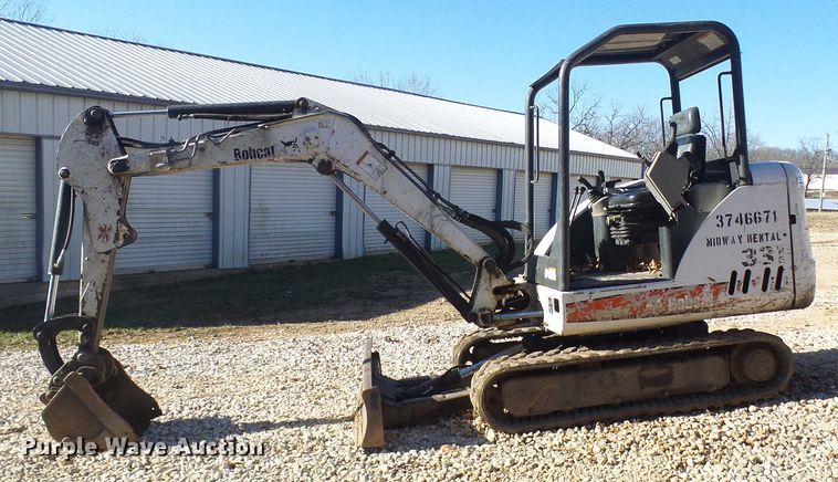 image for item DG2138 2007 Bobcat 331G  mini excavator