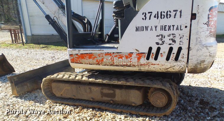 image for item DG2138 2007 Bobcat 331G  mini excavator