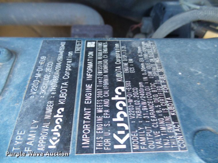 image for item DG2138 2007 Bobcat 331G  mini excavator