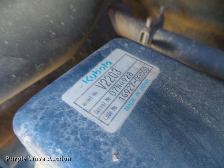 image for item DG2138 2007 Bobcat 331G  mini excavator