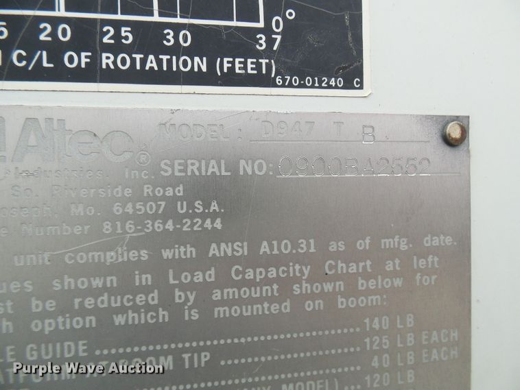 image for item DG2141 2001 International 4900  digger derrick truck