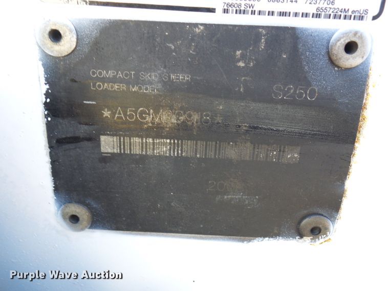 image for item DG2151 2008 Bobcat S250  skid steer loader
