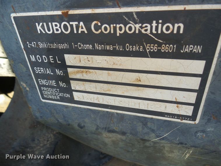 image for item DG2155 2006 Kubota KX161-3SS  mini excavator