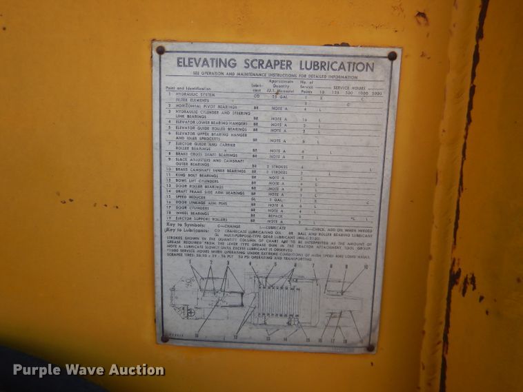 image for item DG4668 1965 Caterpillar 619  elevating scraper