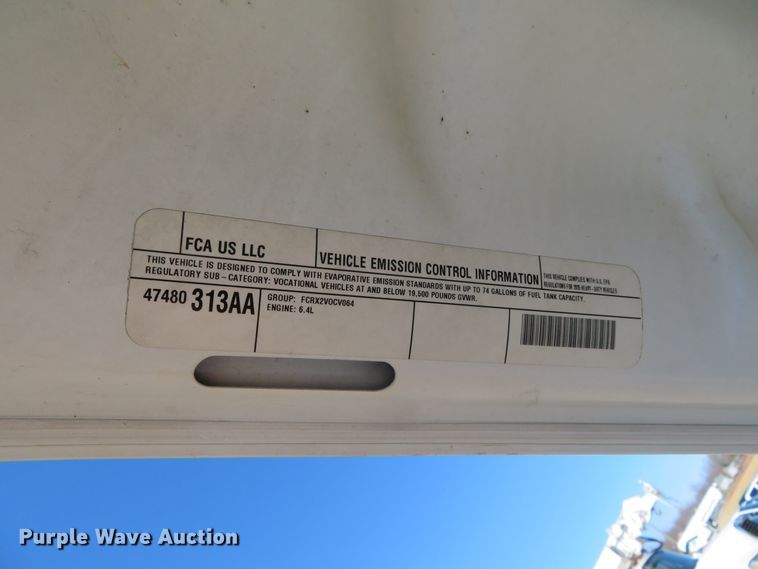 image for item DH0542 2015 Dodge Ram 5500  bucket truck