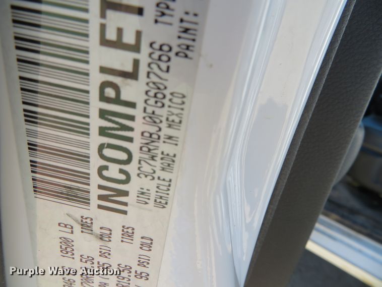 image for item DH0542 2015 Dodge Ram 5500  bucket truck