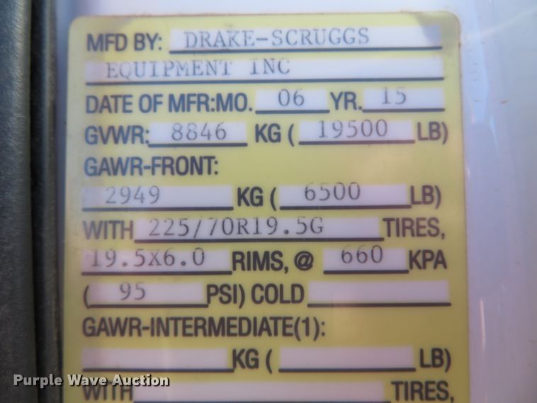 image for item DH0542 2015 Dodge Ram 5500  bucket truck