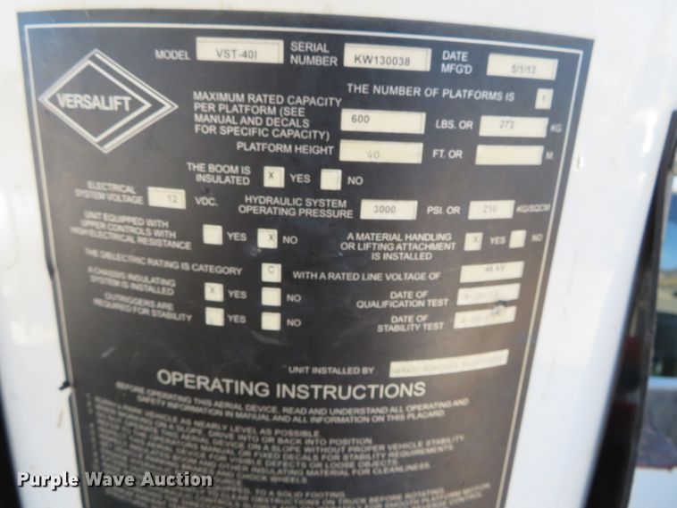 image for item DH0544 2013 Ford F550 Super Duty  bucket truck