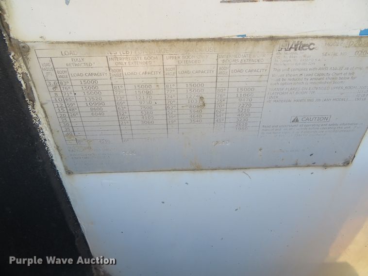 image for item DH0548 2004 Freightliner Business Class M2  digger derrick truck