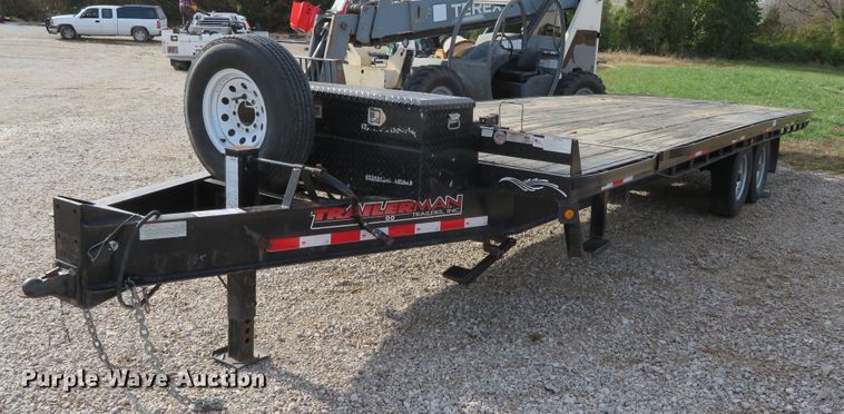 image for item DH0568 2008 Trailerman DHT8420N14 tilt deck utiltiy trailer